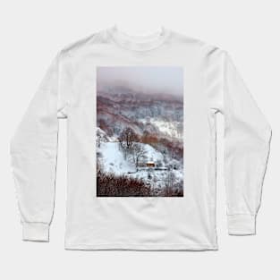 Winter at Pelion mountain Long Sleeve T-Shirt